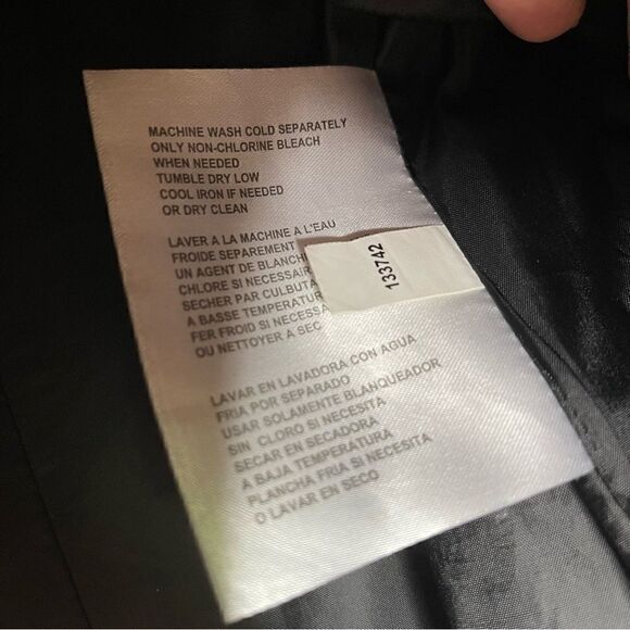 Michael Kors Quilted Water Resistant Anorak Jacket Black L - Picture 5 of 10